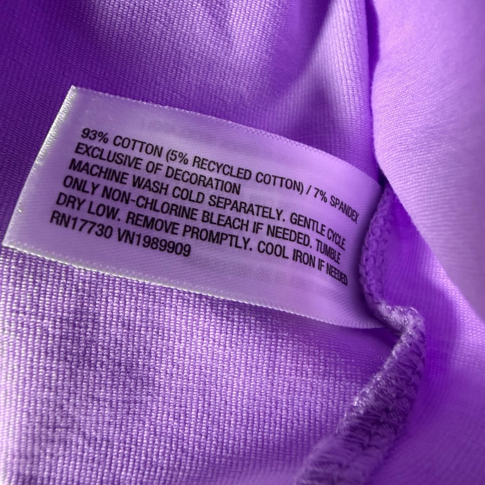 JoyLab™ Women's Washed Jersey Long Sleeve Top - Purple XS - Picture 8 of 10